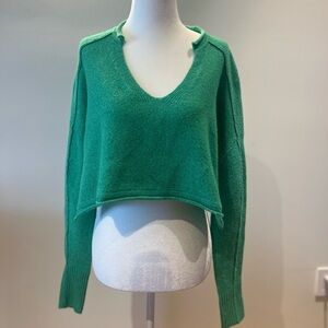 BDG Urban Outfitter Sweater Womens XS Kelly Green Cropped